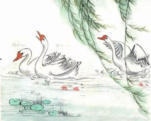 咏鹅朗诵视频,视频中的咏鹅朗诵之美